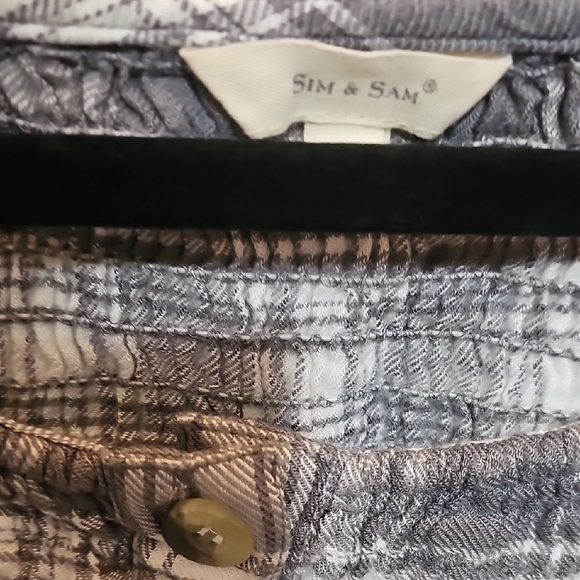 Tops - Gray Plaid Women's Crop Top